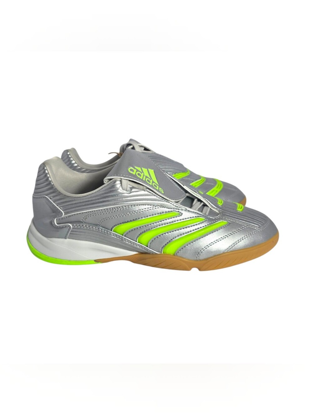 adidas Predator Sala W Silver Green Women’s 8 NWT Defects JR1636